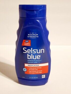 New Selsun Blue Maximum Strength Medicated Antidandruff Shampoo